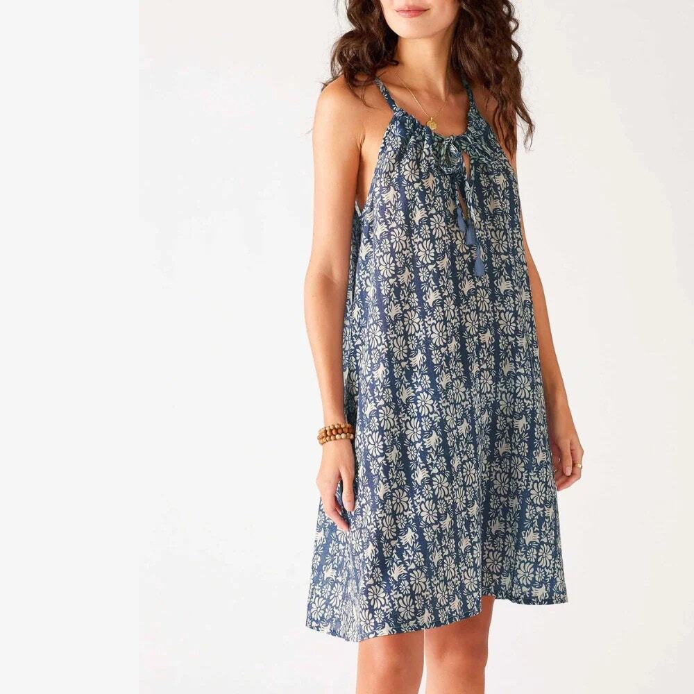 MERSEA Light & Breezy Dress Womens Small Medium Mini Summer Coastal Chic Travel
